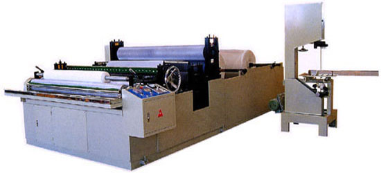 Rewinding and Perforating Sanitary Paper Machine