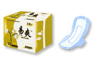 sanitary napkin with wings